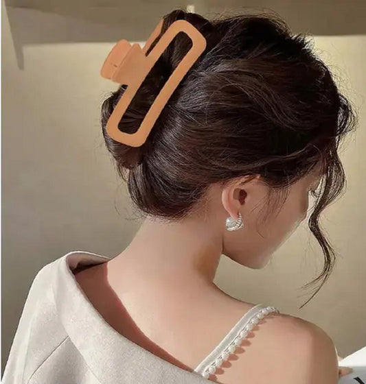 Premium Matte Hair Claw Clips for Women | Large Strong Hold Hair Clips | Elegant Minimalist Hair Accessories for Daily Wear & Styling Pack of 3