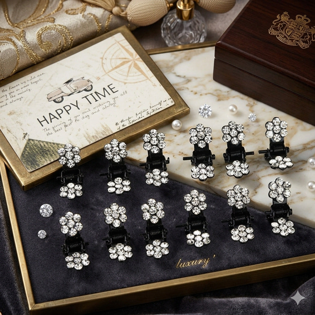 Small Makhi Mini Hair Clutcher for Women & Girls | Flower Hair Claw Clip | Cute Mini Hair Clip | Strong Hold Hair Accessory