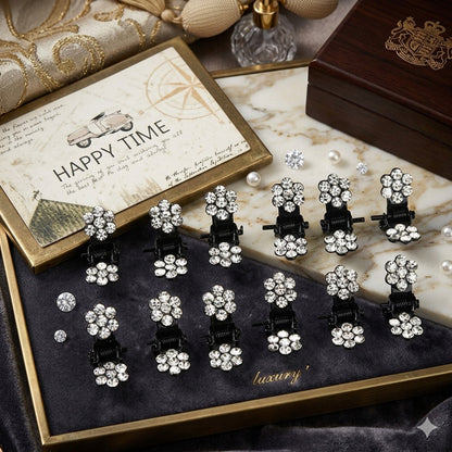 Small Makhi Mini Hair Clutcher for Women & Girls | Flower Hair Claw Clip | Cute Mini Hair Clip | Strong Hold Hair Accessory