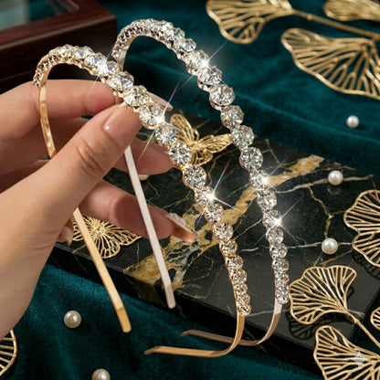 Any 3 Pack Crystal Stone Hair Band for Women & Girls | Premium Rhinestone Headband | Stylish Non-Slip Hair Band for Daily Wear, Party & Wedding