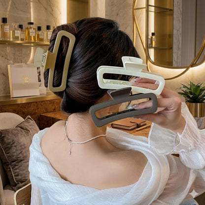 Matte Tube Hair Clutcher for Women & Girls | Rectangle Hair Claw Clip | Strong Hold Hair Clip | Premium Hair Accessory