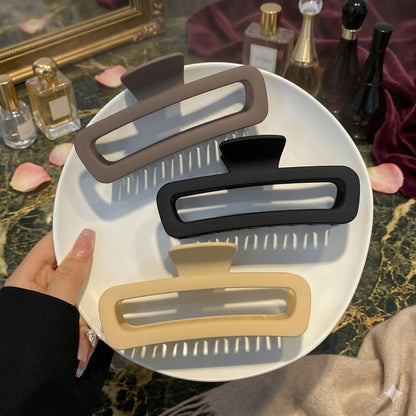 Matte Tube Hair Clutcher for Women & Girls | Rectangle Hair Claw Clip | Strong Hold Hair Clip | Premium Hair Accessory