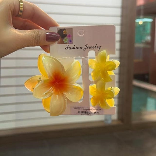 Multicolor Floral Hair Claw Clips for Women & Girls – Cute Flower Hair Claw Set, Strong Hold Non-Slip Hair Accessories for Daily Styling