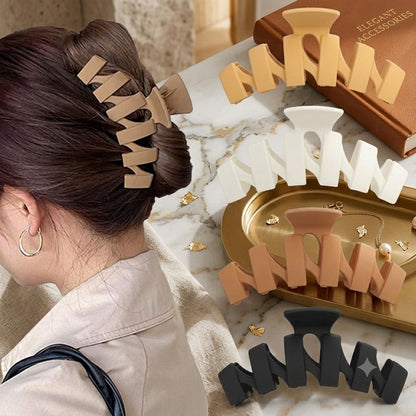 Ying Yang Hair Clutcher for Women | Matte Strong Hold Hair Claw Clip | Korean Stylish Hair Accessories | Non Slip Hair Clutcher