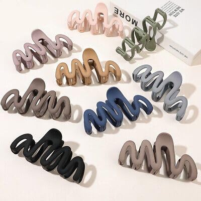 Korean Zig Zag Hair Clutcher Set of 4 | Non Slip Hair Claw Clips | Fashion Hair Accessories for Women & Girls