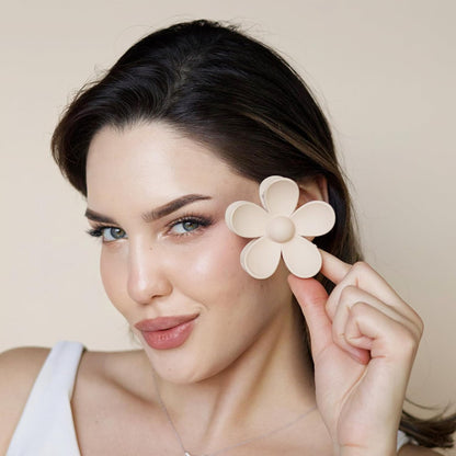 Women Hair Claw Clip Combo (Pack of 3) | Matte Stylish Hair Clips | Strong Grip Clutcher for Girls & Women | Daily Use Fashion Hair Accessories